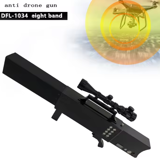 8-Band UAV Defense: 1.5KM Range, 30-50W Powerhandheld uav detector