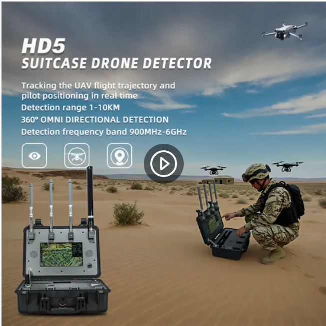 Anti-Drone Signal Detector Protective Device to Detect Long Distance Drones Detector